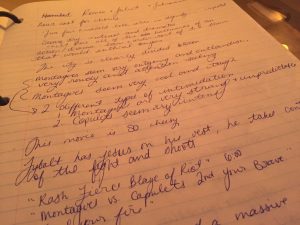Clustered Notes for Film Annotation