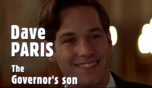 I am very happy about Paul Rudd