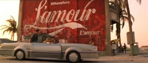 A modern Shakespeare film would not be complete without a "Coca-Cola" billboard.