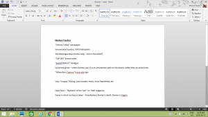 My typed notes from watching Luhrmann's 1996 Romeo + Juliet.