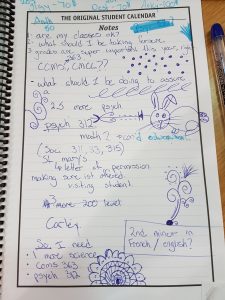 Irrelevant notes but they are messy and full of doodles.