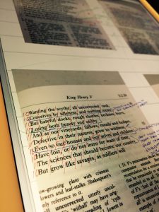 Annotating on an iPad